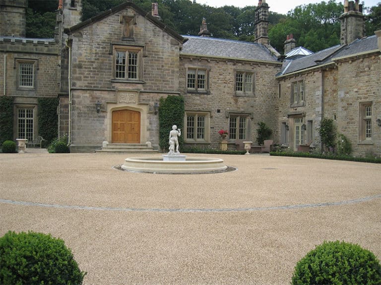 Can resin be laid over block paving or flagstones? Resin Mixed Stone