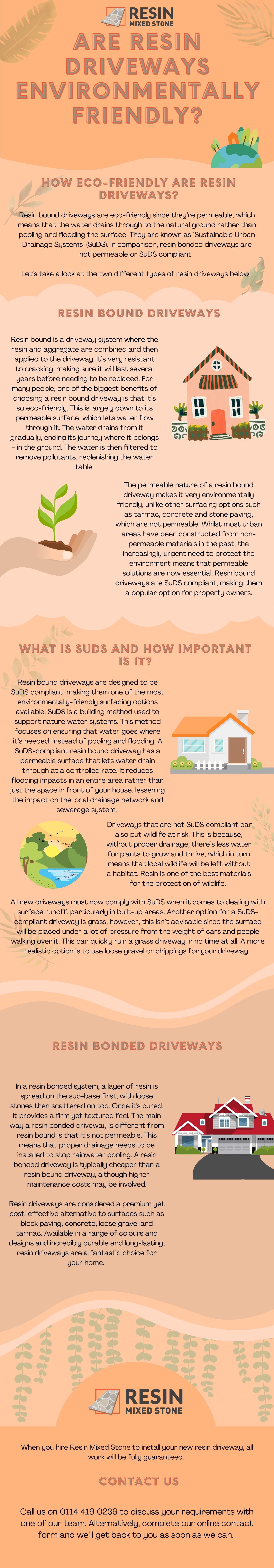 Are resin driveways environmentally friendly? [Infographic] Resin
